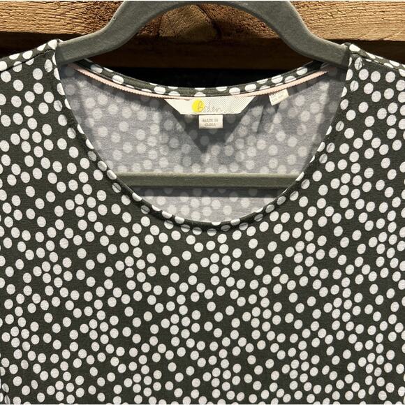 Women’s BODEN Olive Green Polka Dots Maxi Dress Size 8 R *C6 - Picture 2 of 5